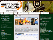 Tablet Screenshot of greatgunssporting.com